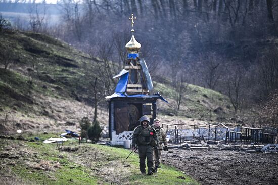 Разминирование освобожденных территорий в Курской области
