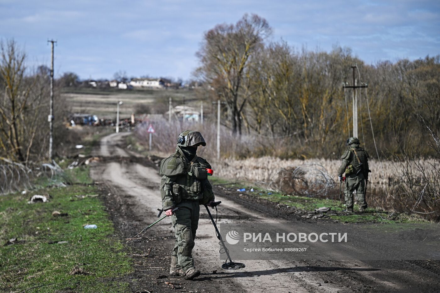 Разминирование освобожденных территорий в Курской области