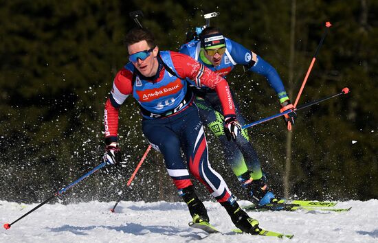 Биатлон. Чемпионат России 2025. Мужчины. Гонка преследования