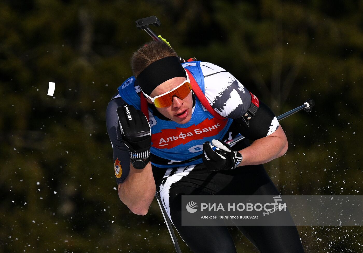 Биатлон. Чемпионат России 2025. Мужчины. Гонка преследования