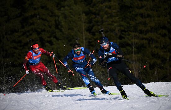 Биатлон. Чемпионат России 2025. Мужчины. Гонка преследования