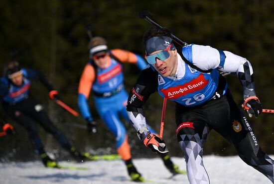 Биатлон. Чемпионат России 2025. Мужчины. Гонка преследования