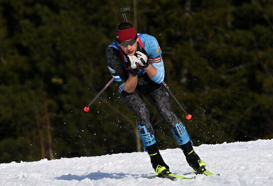 Биатлон. Чемпионат России 2025. Мужчины. Гонка преследования