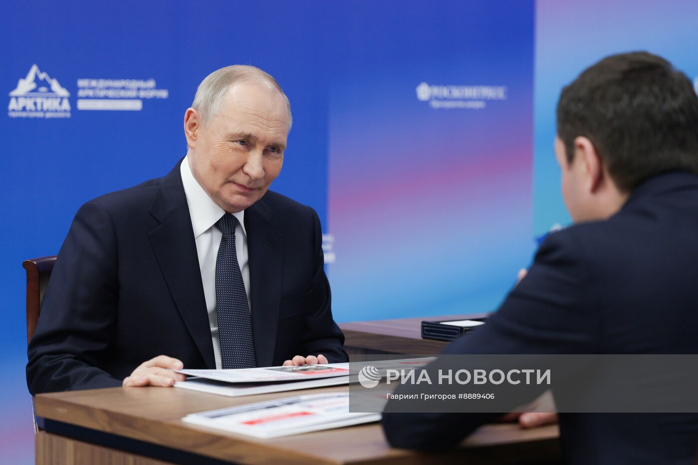 Рабочая поездка президента Владимира Путина в Мурманск