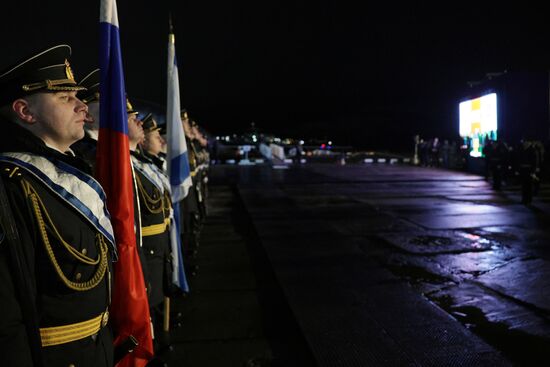 Рабочая поездка президента Владимира Путина в Мурманск