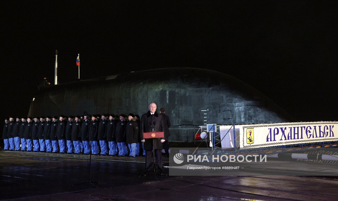 Рабочая поездка президента Владимира Путина в Мурманск