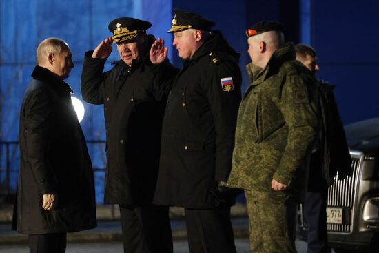 Рабочая поездка президента Владимира Путина в Мурманск