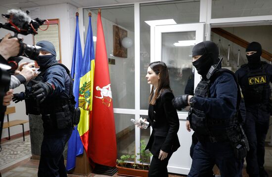 Судебное заседание по делу главы Гагаузии Е. Гуцул