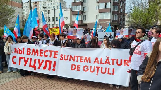Судебное заседание по делу главы Гагаузии Е. Гуцул