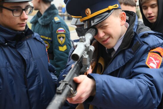 День открытых дверей в Московском высшем общевойсковом командном училище