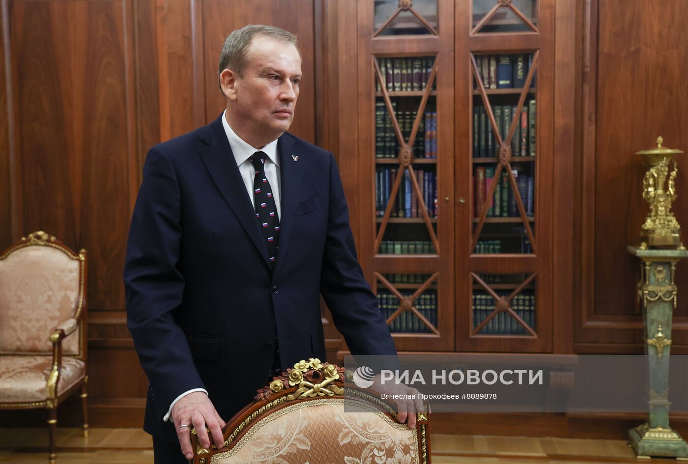 Рабочая встреча президента Владимира Путина с губернатором Ленинградской области А. Дрозденко