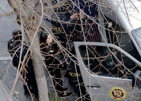 Судебное заседание по делу главы Гагаузии Е. Гуцул