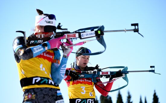 Биатлон. Чемпионат России 2025. Женщины. Эстафета