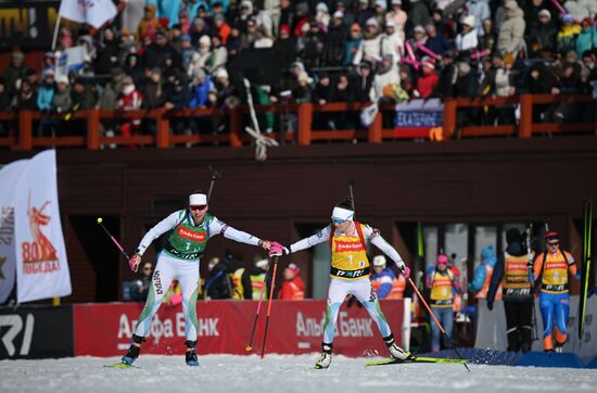 Биатлон. Чемпионат России 2025. Женщины. Эстафета