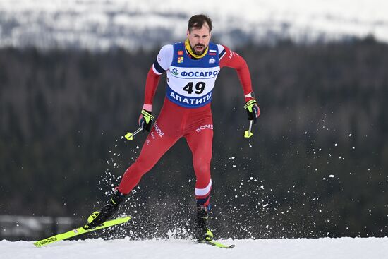 Лыжные гонки. Финал Кубка России. Мужчины. Свободный стиль