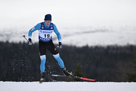 Лыжные гонки. Финал Кубка России. Мужчины. Свободный стиль