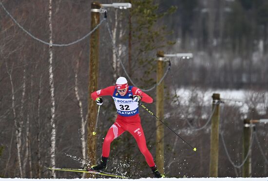 Лыжные гонки. Финал Кубка России. Мужчины. Свободный стиль