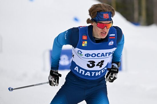 Лыжные гонки. Финал Кубка России. Мужчины. Свободный стиль