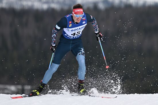 Лыжные гонки. Финал Кубка России. Мужчины. Свободный стиль