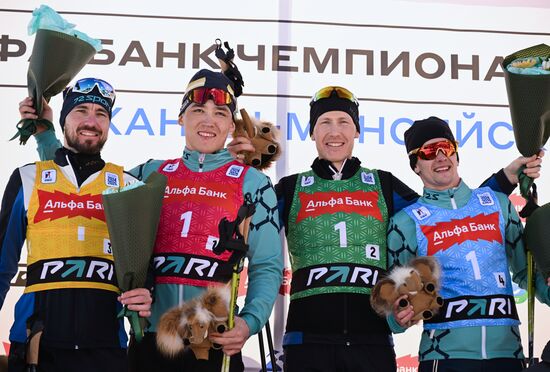 Биатлон. Чемпионат России 2025. Мужчины. Эстафета