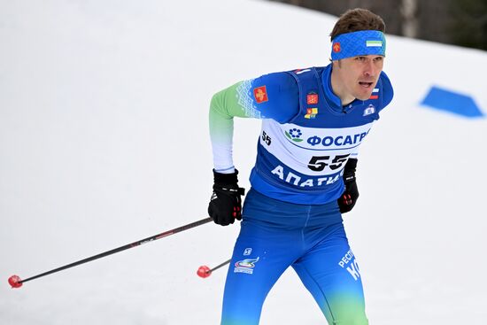 Лыжные гонки. Финал Кубка России. Мужчины. Свободный стиль