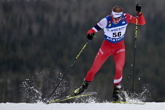 Лыжные гонки. Финал Кубка России. Мужчины. Свободный стиль