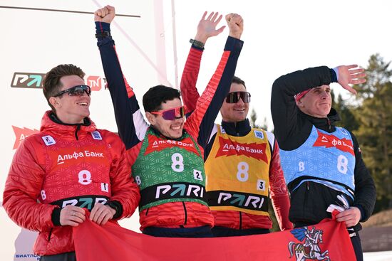 Биатлон. Чемпионат России 2025. Мужчины. Эстафета