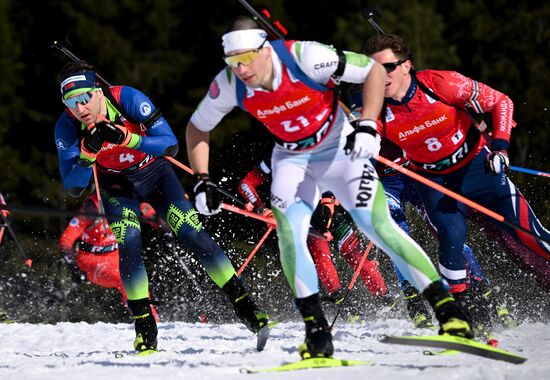 Биатлон. Чемпионат России 2025. Мужчины. Эстафета