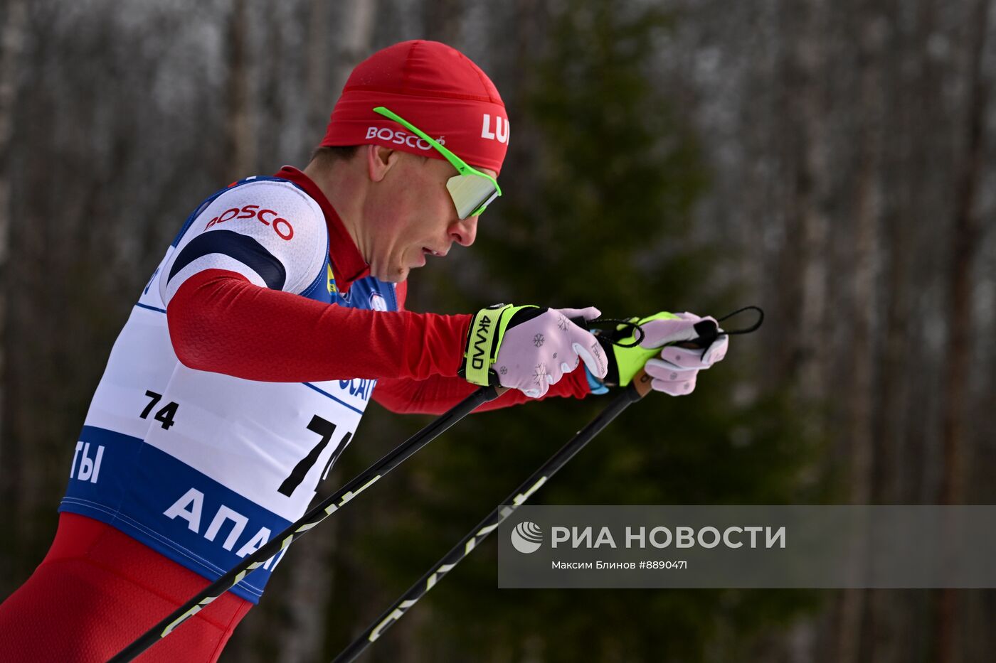 Лыжные гонки. Финал Кубка России. Мужчины. Свободный стиль
