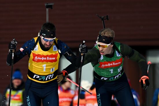 Биатлон. Чемпионат России 2025. Мужчины. Эстафета