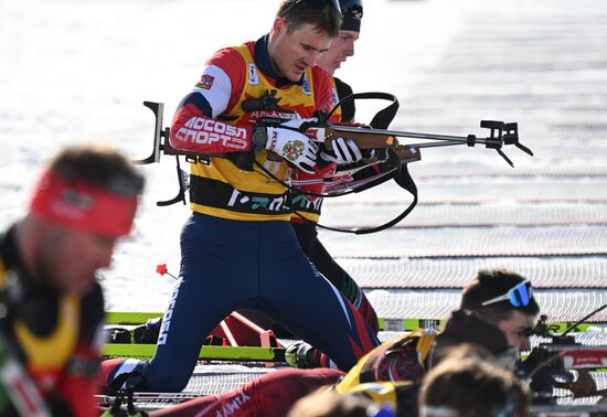 Биатлон. Чемпионат России 2025. Мужчины. Эстафета