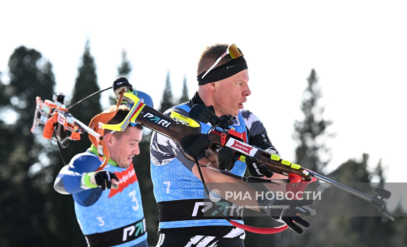 Биатлон. Чемпионат России 2025. Мужчины. Эстафета