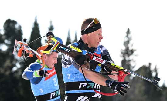 Биатлон. Чемпионат России 2025. Мужчины. Эстафета