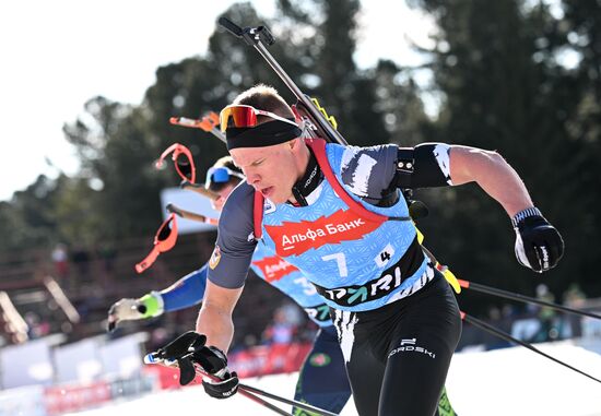 Биатлон. Чемпионат России 2025. Мужчины. Эстафета