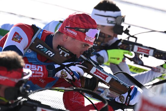 Биатлон. Чемпионат России 2025. Мужчины. Эстафета