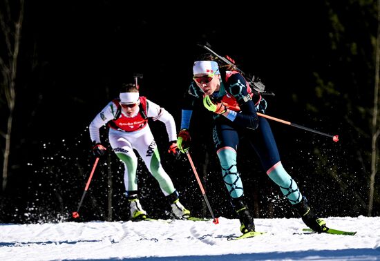 Биатлон. Чемпионат России 2025. Женщины. Эстафета