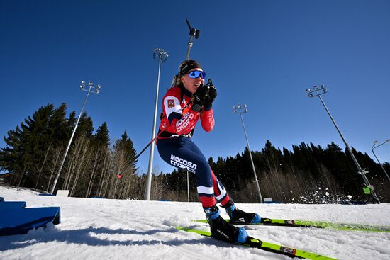 Биатлон. Чемпионат России 2025. Женщины. Эстафета