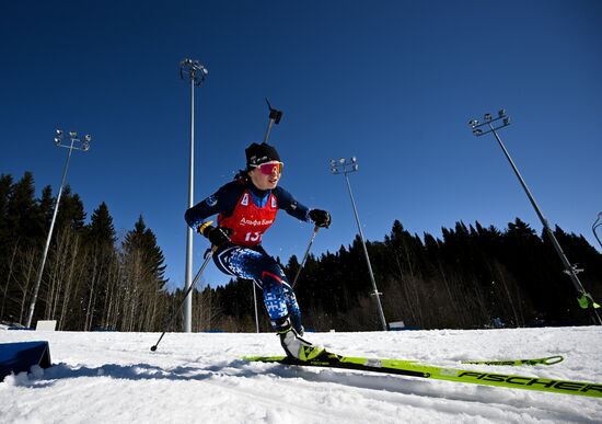 Биатлон. Чемпионат России 2025. Женщины. Эстафета