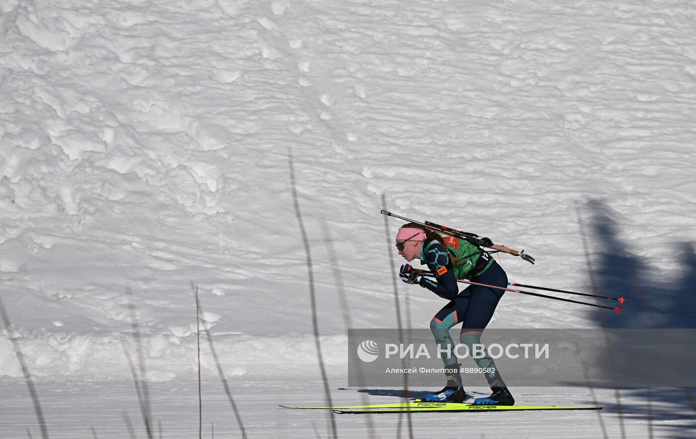 Биатлон. Чемпионат России 2025. Женщины. Эстафета