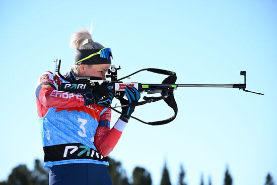 Биатлон. Чемпионат России 2025. Женщины. Эстафета