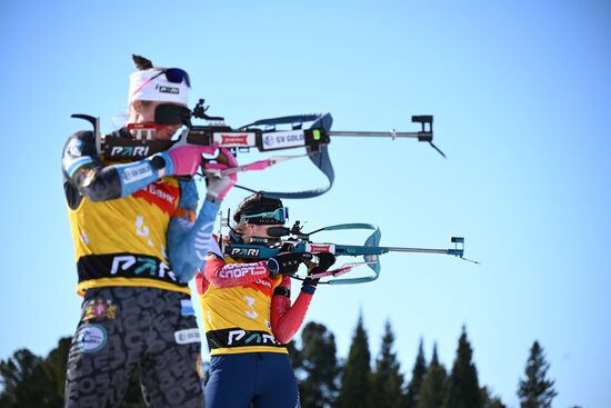 Биатлон. Чемпионат России 2025. Женщины. Эстафета