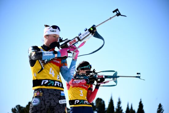 Биатлон. Чемпионат России 2025. Женщины. Эстафета