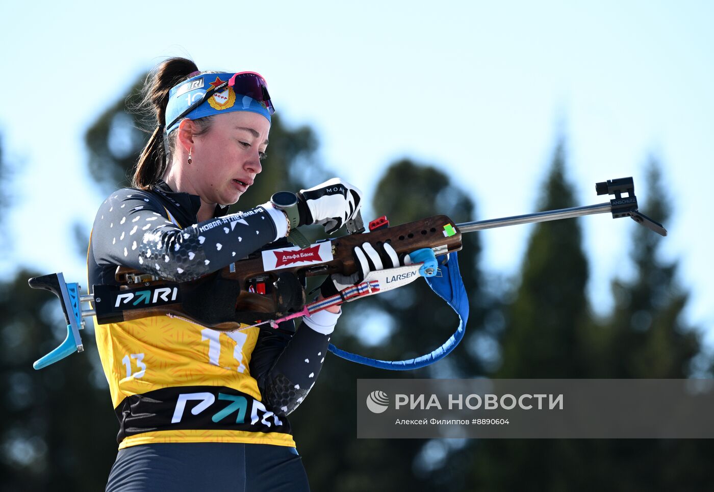 Биатлон. Чемпионат России 2025. Женщины. Эстафета