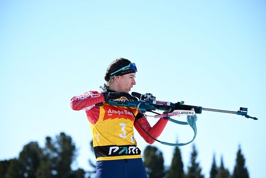 Биатлон. Чемпионат России 2025. Женщины. Эстафета