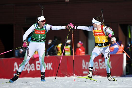 Биатлон. Чемпионат России 2025. Женщины. Эстафета