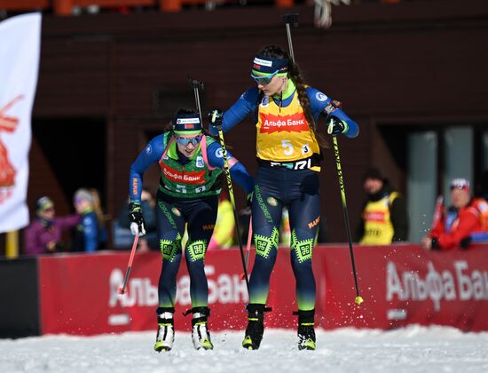 Биатлон. Чемпионат России 2025. Женщины. Эстафета