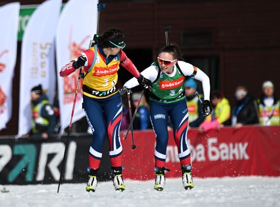 Биатлон. Чемпионат России 2025. Женщины. Эстафета