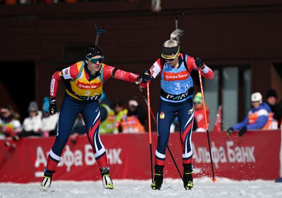 Биатлон. Чемпионат России 2025. Женщины. Эстафета