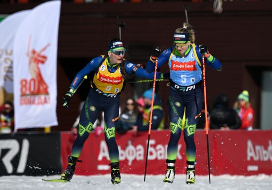 Биатлон. Чемпионат России 2025. Женщины. Эстафета