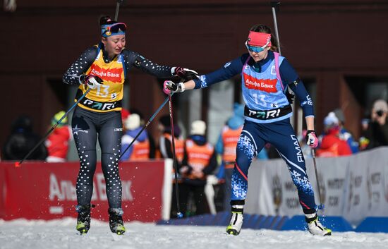 Биатлон. Чемпионат России 2025. Женщины. Эстафета